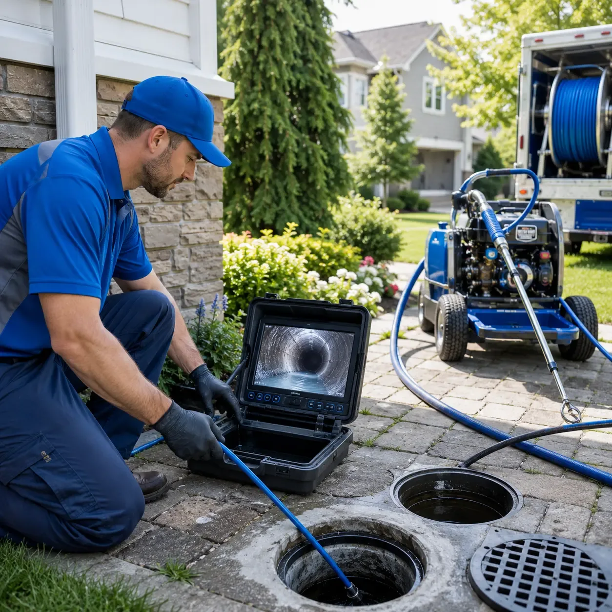 Outdoor drain cleaning professionals serving Williston Park, NY
