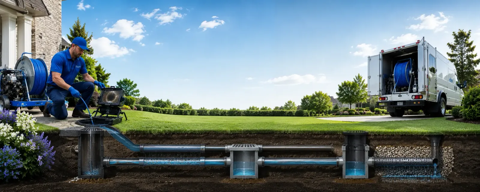 Outdoor drain cleaning information for Williston Park, NY